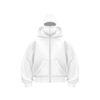 Double Hood Fleece-Lined Sweater