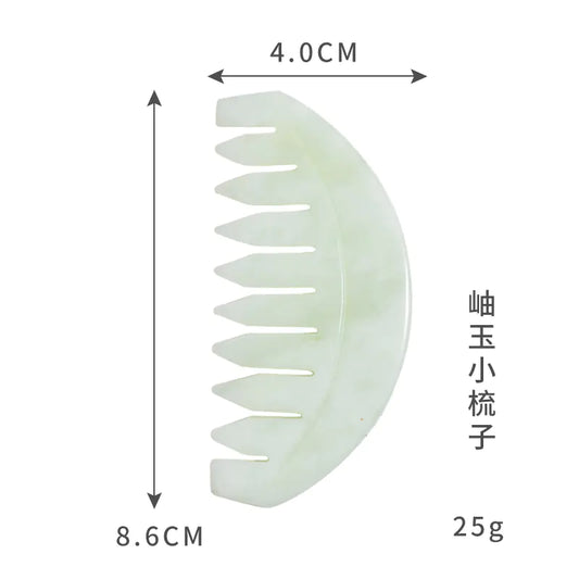 Jade Massage Comb with Dual Color Design