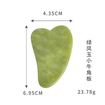 Jade Massage Comb with Dual Color Design